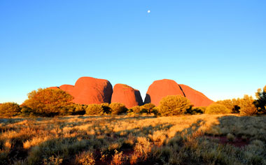 Domed-rock formations of Olgas